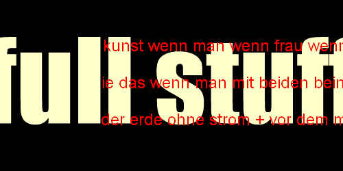 full stuff wenn man wenn frau