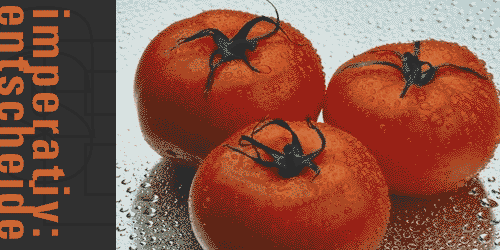 imperativ: entscheide