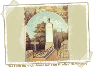 Grab Heinrich Heines auf dem Friedhof Montmartre Grab Heinrich Heines auf dem Friedhof Montmartre