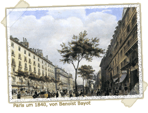 Paris um 1840 von Benoist Bayot