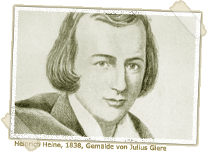 Heinrich Heine 1838, Gemälde von Julius Giere